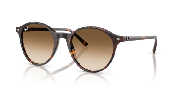 Óculos de sol Ray-Ban Bernard RB2230, formato quadrado, armação em acetato havana, lente marrom degradê