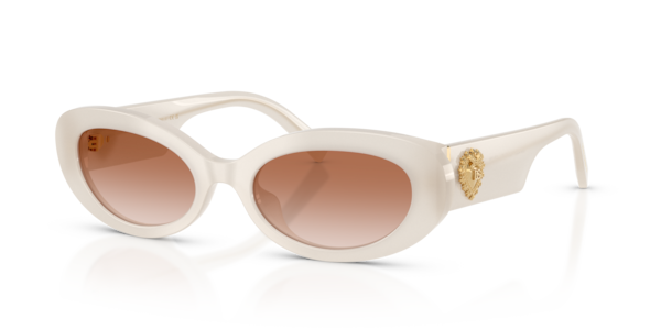 Óculos de sol Dolce & Gabbana Devotion DG4537, formato quadrado, armação em acetato preto, lente cinza sólida