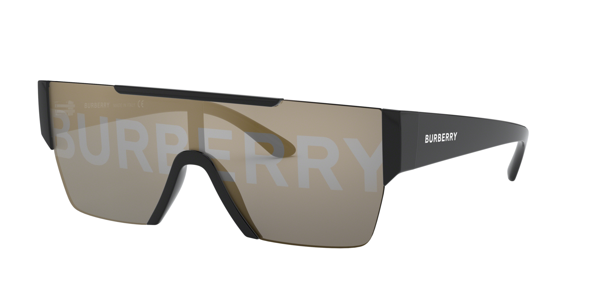 burberry black and gold sunglasses