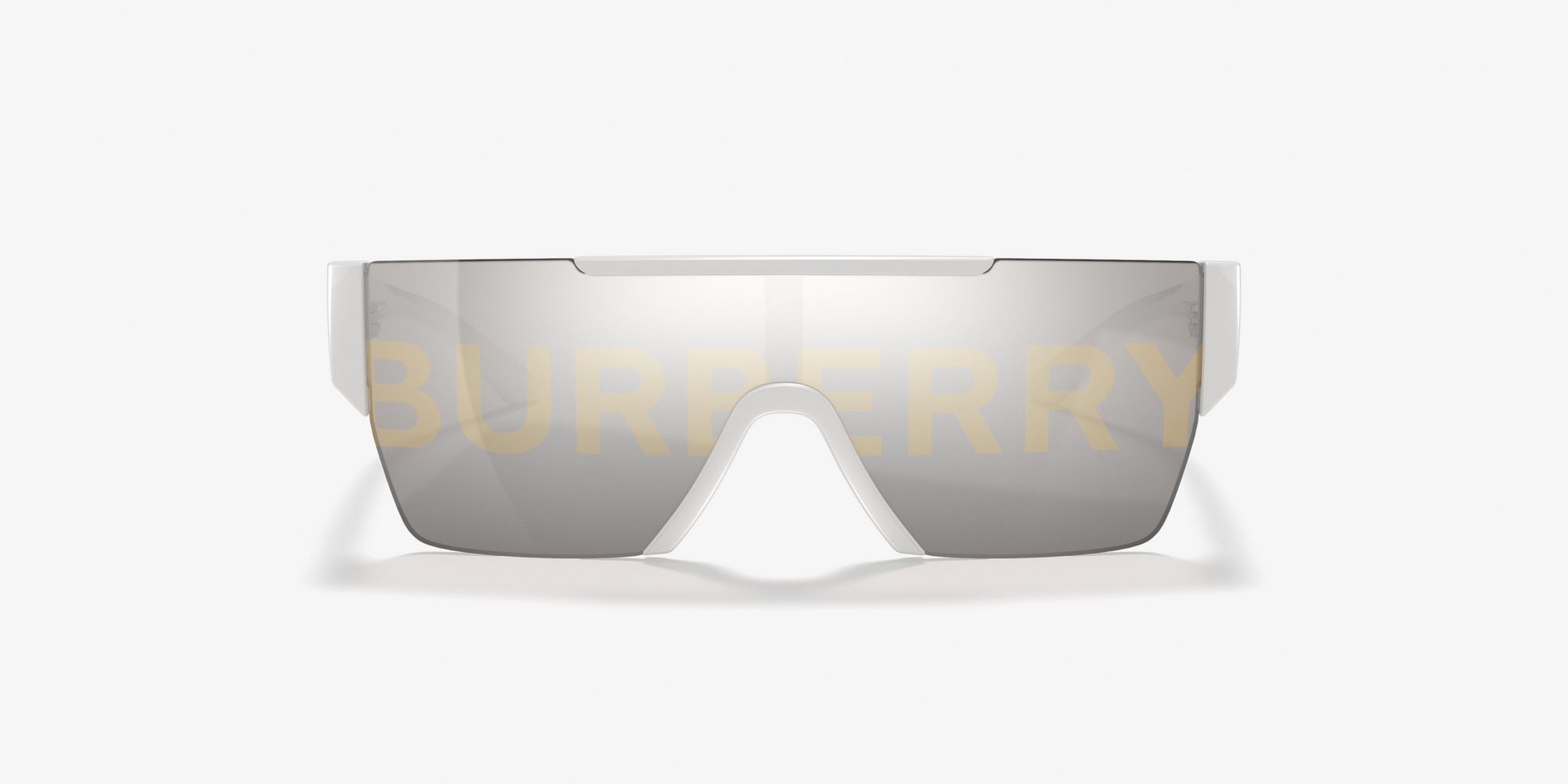 Burberry BE 4291 Plastic Unisex Rectangle Sunglasses White 38mm Adult -  Walmart.com