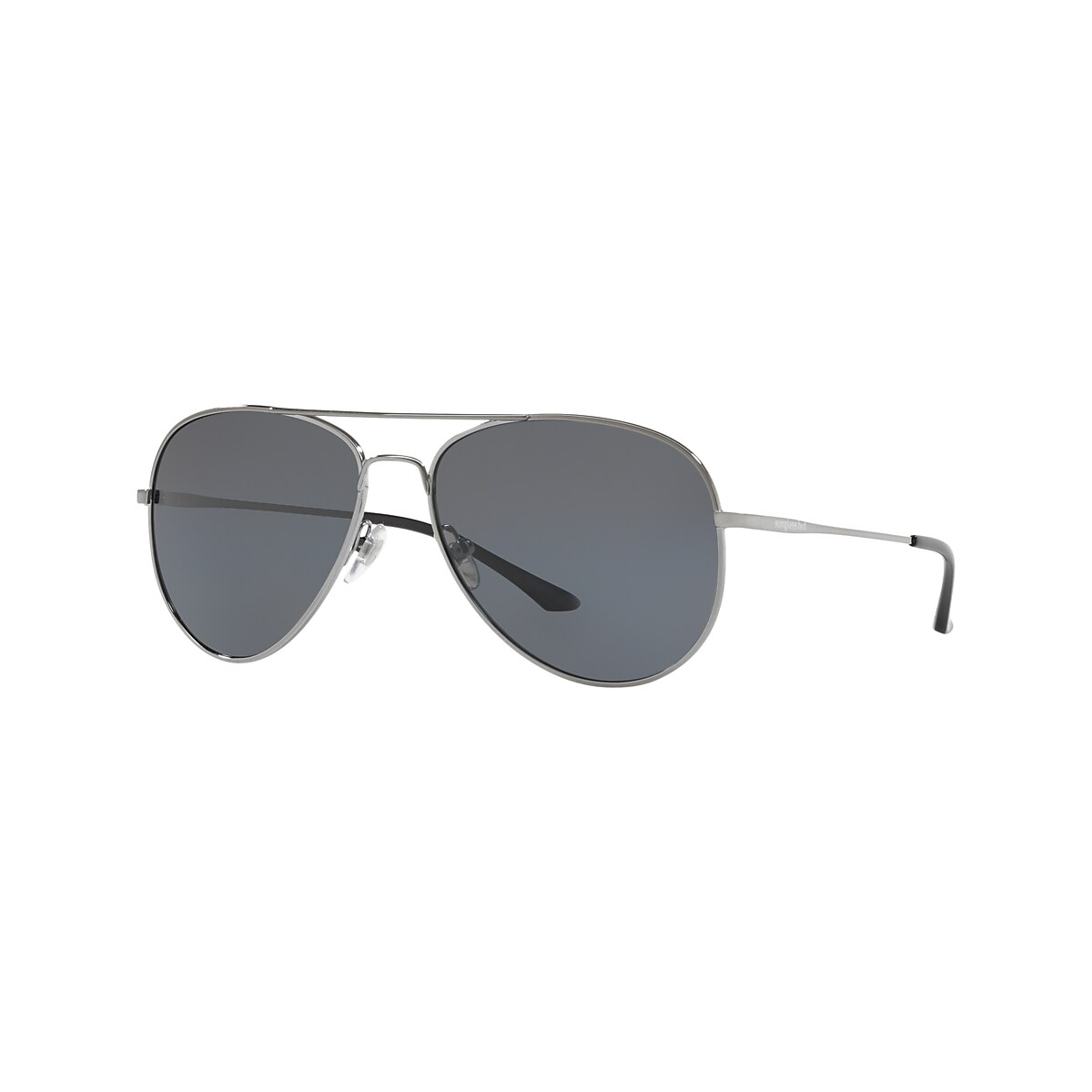 Sunglass Hut Collection HU1001 59 Grey Gradient & Gold Sunglasses