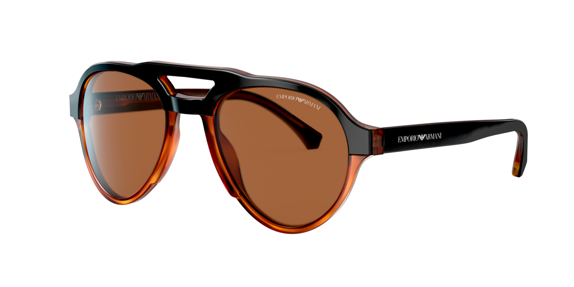 Emporio Armani EA4128 54 Brown \u0026 Matte Black \u0026 Yellow Havana Sunglasses |  Sunglass Hut United Kingdom
