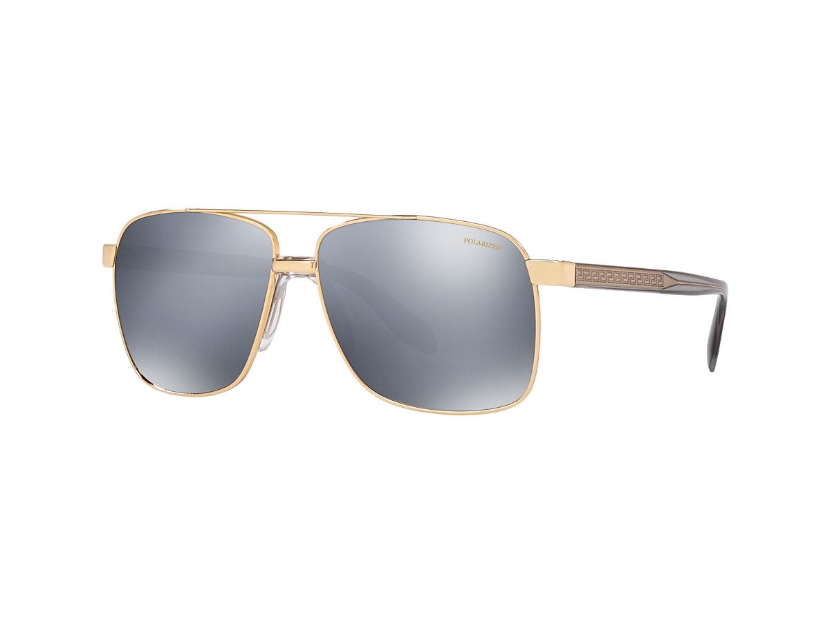 Versace VE2174 L (59 - 13) with Silver lenses and Gold frame