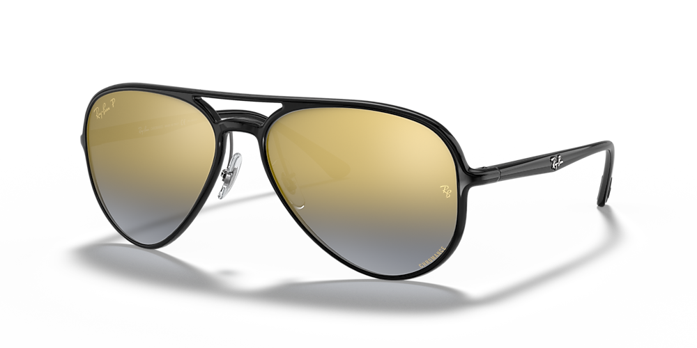 Ray-Ban RB4320CH Chromance 58 Blue & Black Polarized Sunglasses | Sunglass  Hut USA