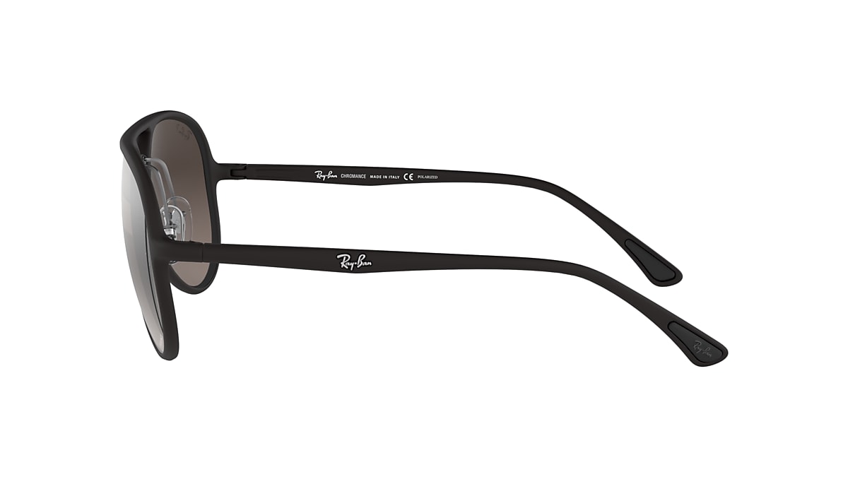 skepsis Juice civilisation Ray-Ban RB4320CH Chromance 58 Silver & Black Polarized Sunglasses |  Sunglass Hut USA