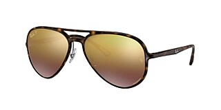 Ray-Ban RB4320CH Chromance 58 Purple & Light Havana