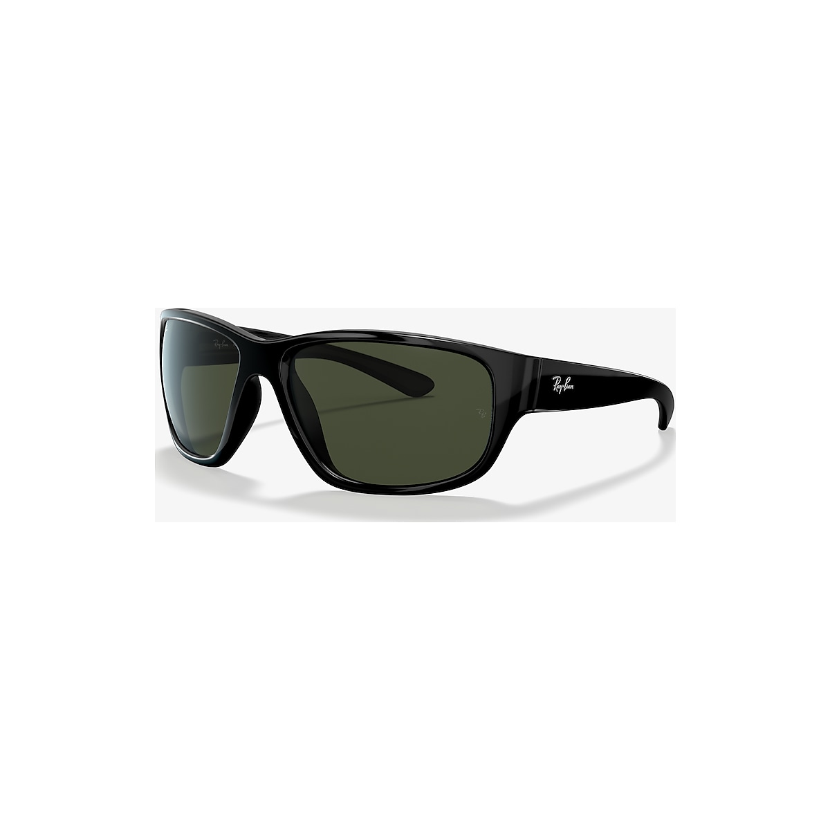 Ray-Ban RB4300 63 Green & Black Sunglasses | Sunglass Hut