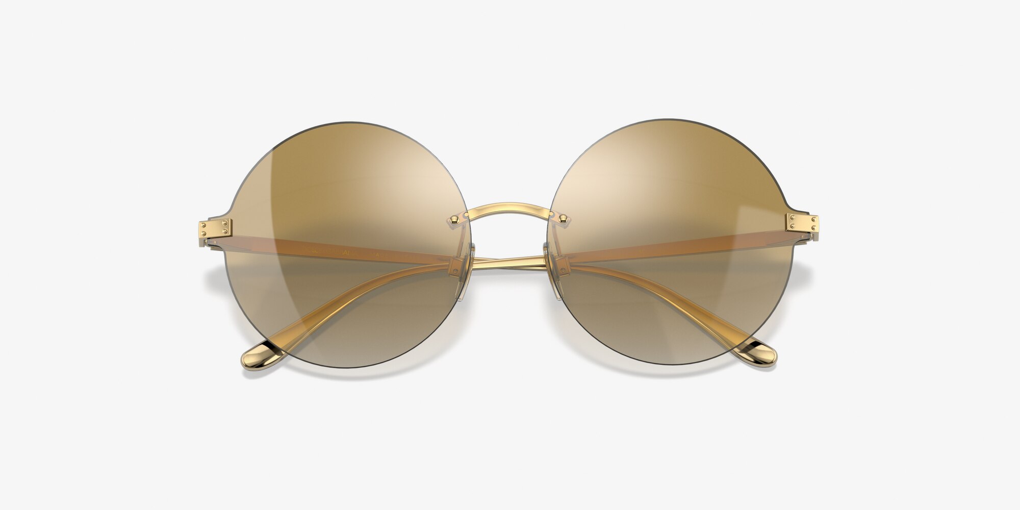 brown mirrored sunglasses