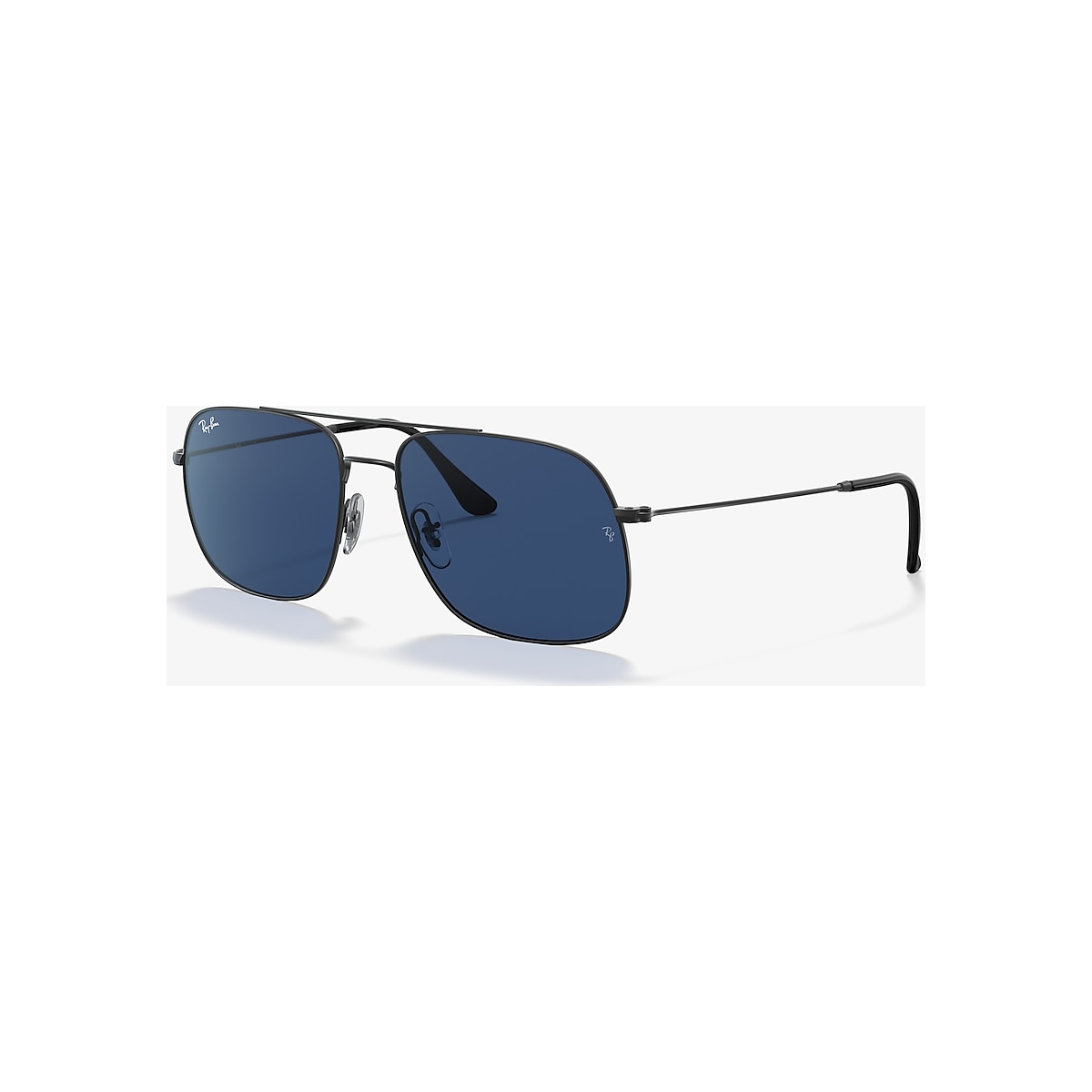 Ray-Ban RB3595 Andrea 59 Dark Blue & Black Sunglasses