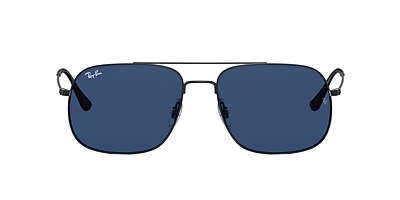 Ray-Ban RB3595 Andrea 59 Dark Blue & Black Sunglasses | Sunglass