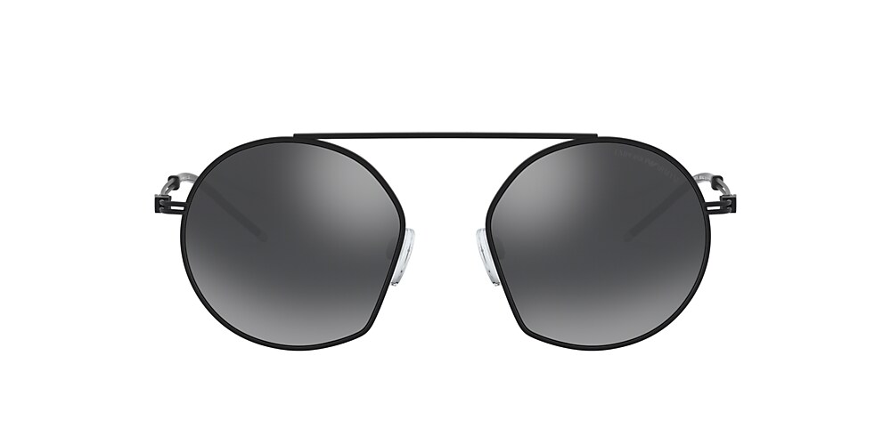 Emporio Armani EA2078 50 Mirror Black & Matte Black Sunglasses