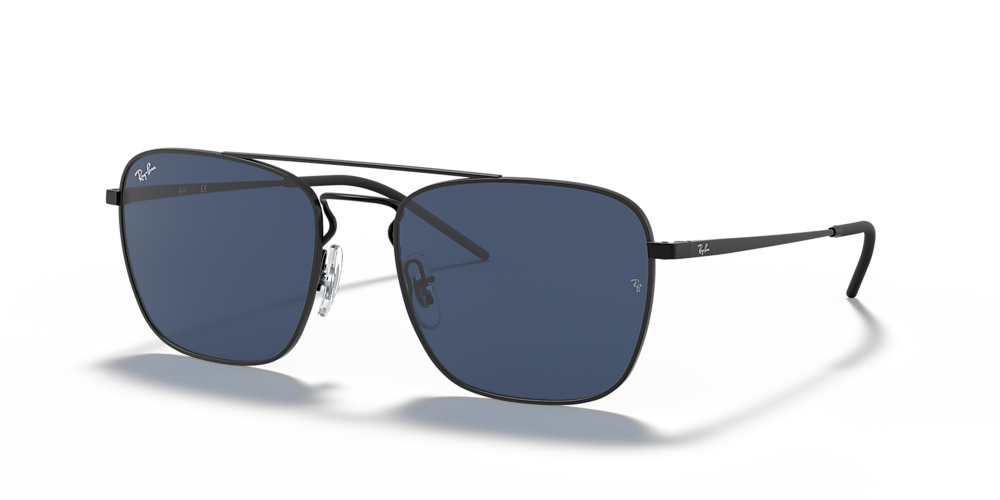 Ray-Ban RB3588 55 Dark Blue & Black Sunglasses | Sunglass Hut Canada