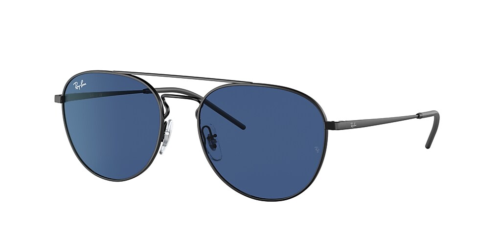 Ray-Ban RB3589 55 Dark Blue & Black Sunglasses | Sunglass Hut Canada