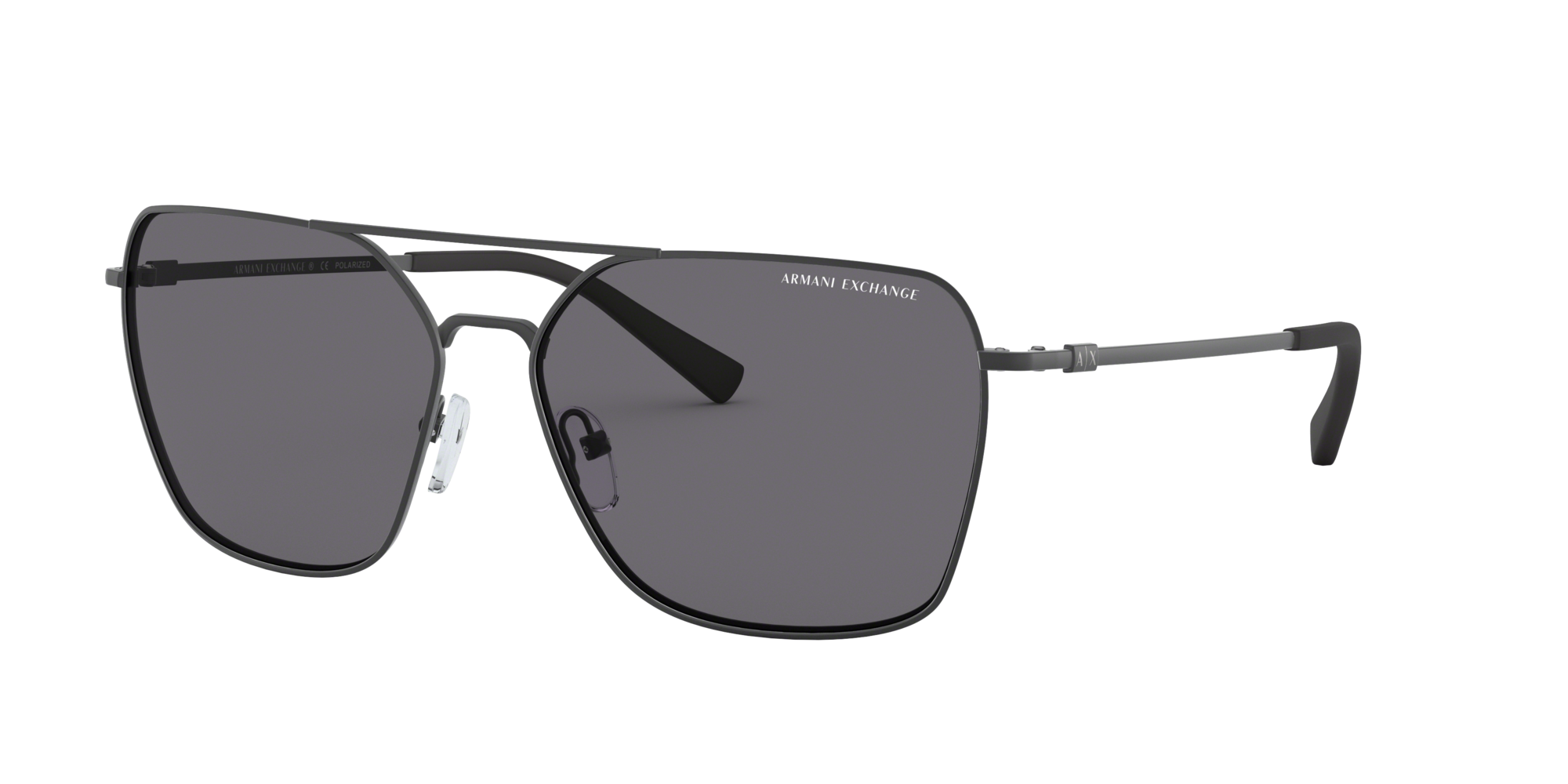 armani exchange clip on sunglasses