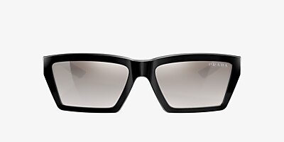 Prada PR 04VS 57 Grey-Black & Black Sunglasses | Sunglass Hut USA