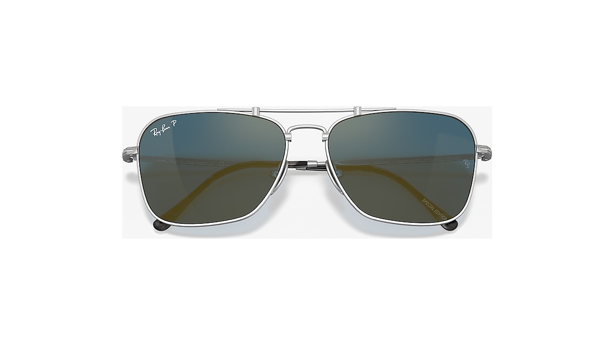Ray-Ban RB8136M Caravan Titanium 58 Crystal Blue Polar & Silver Polarised  Sunglasses | Sunglass Hut Australia