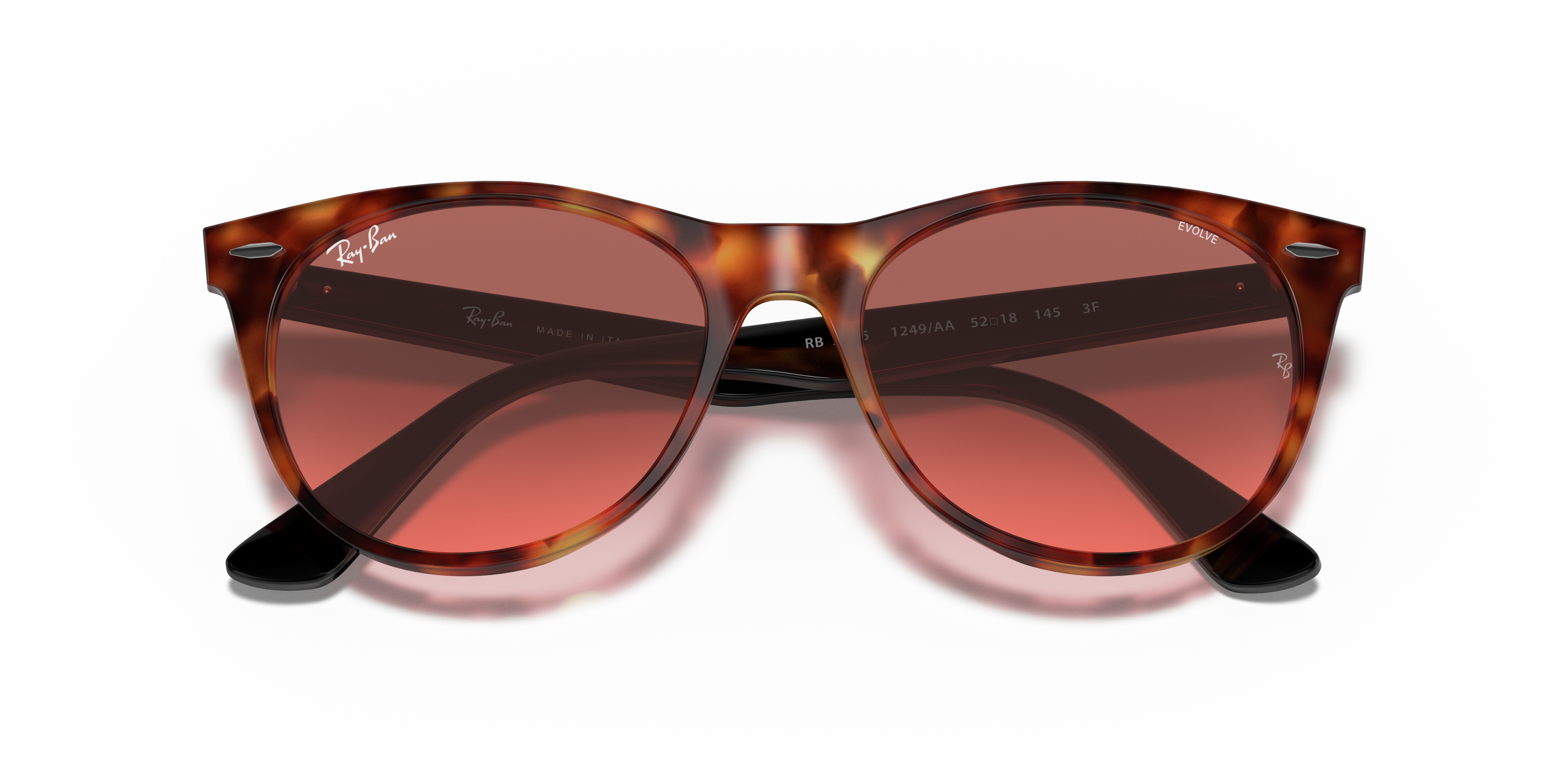 ray ban red gradient