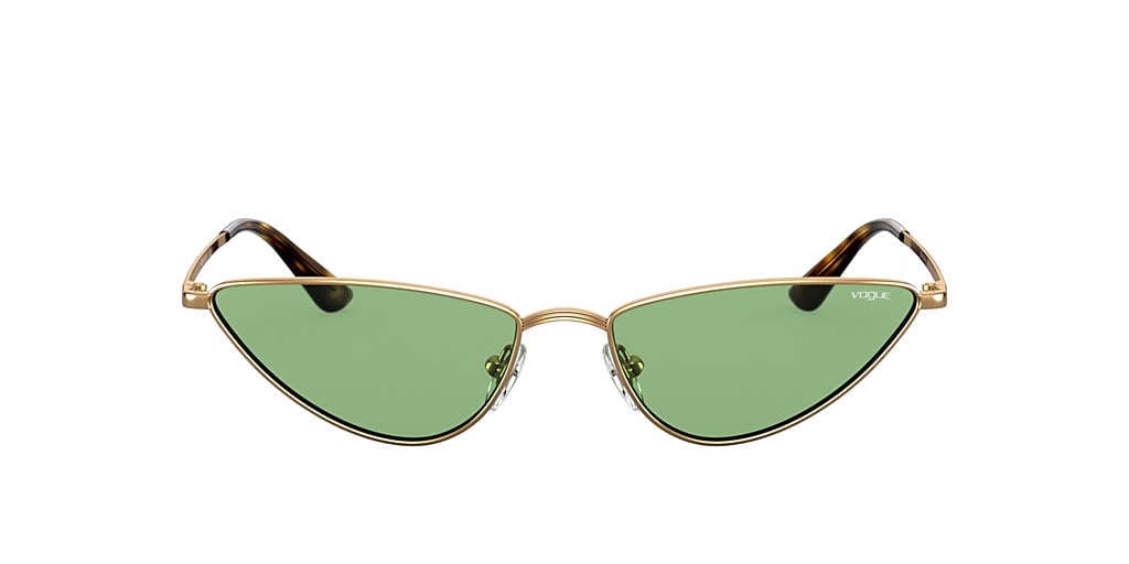 Vogue Vo4138s Gigi Hadid X Vogue Eyewear 56 Green And Gold Sunglasses