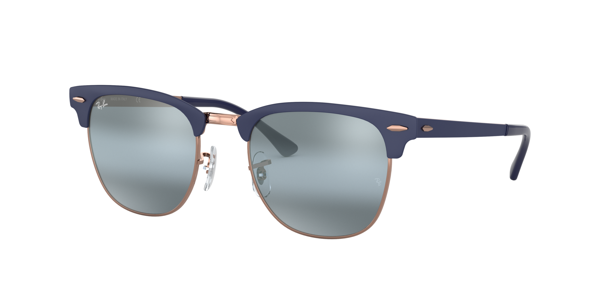 Ray-Ban RB3716 CLUBMASTER METAL 51 Blue 