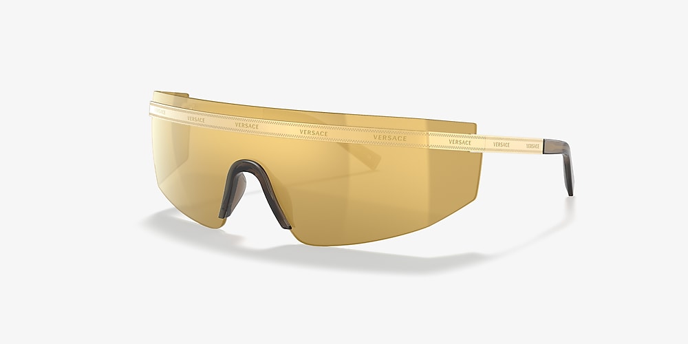Versace VE2208 01 Gold & Gold Sunglasses | Sunglass Hut Australia