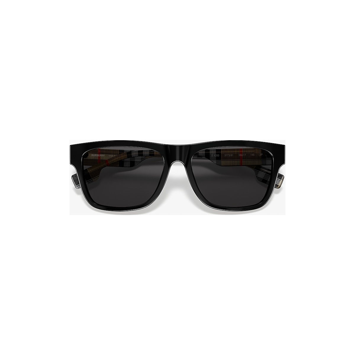 Burberry BE4293 56 Polar Grey & Black Polarized Sunglasses