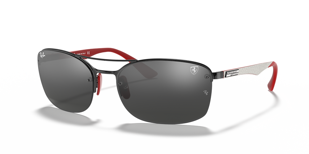 Ferrari Ferrari sunglasses with silver mirror lenses Unisex