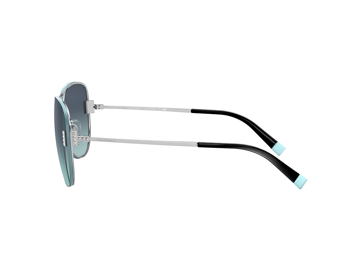 Tiffany & Co. TF3066 62 Azure Gradient Blue & Silver Sunglasses