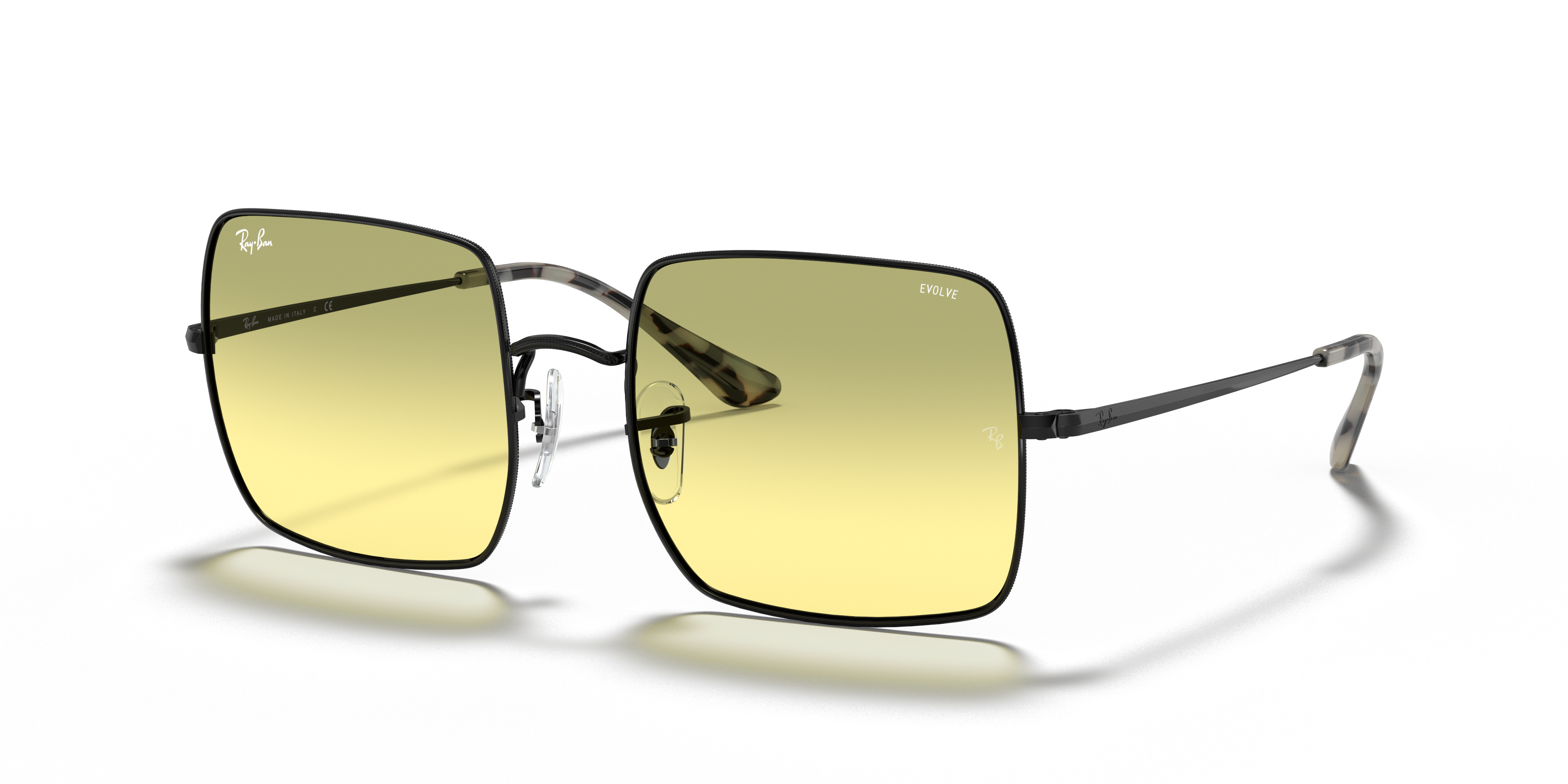 ray ban yellow gradient