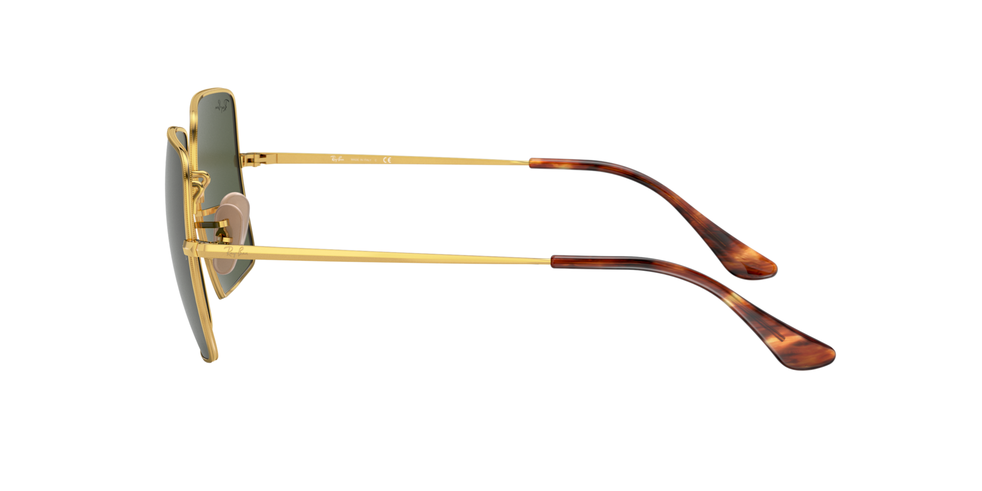 ray ban square classic gold