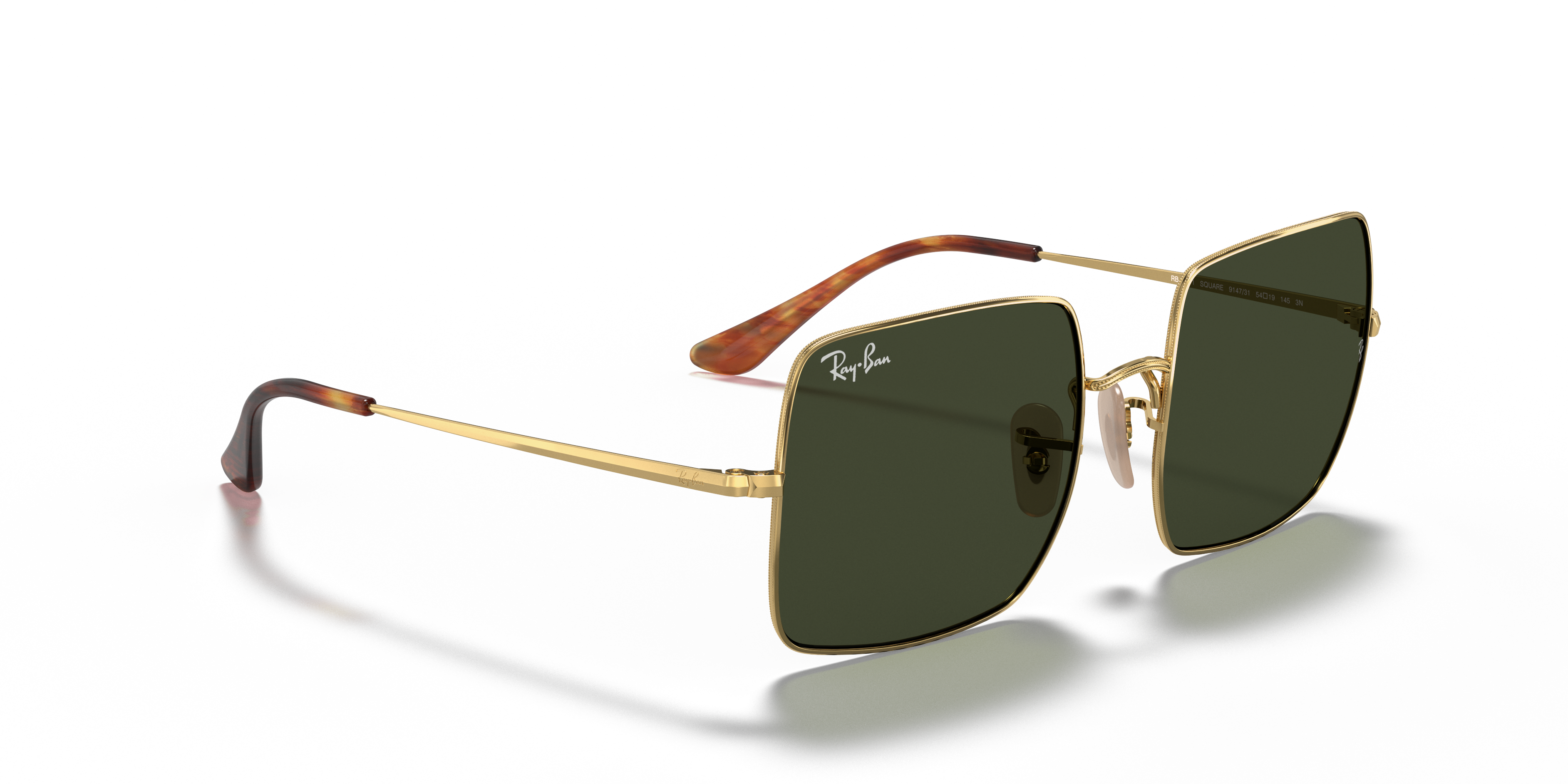 ray ban green classic square sunglasses