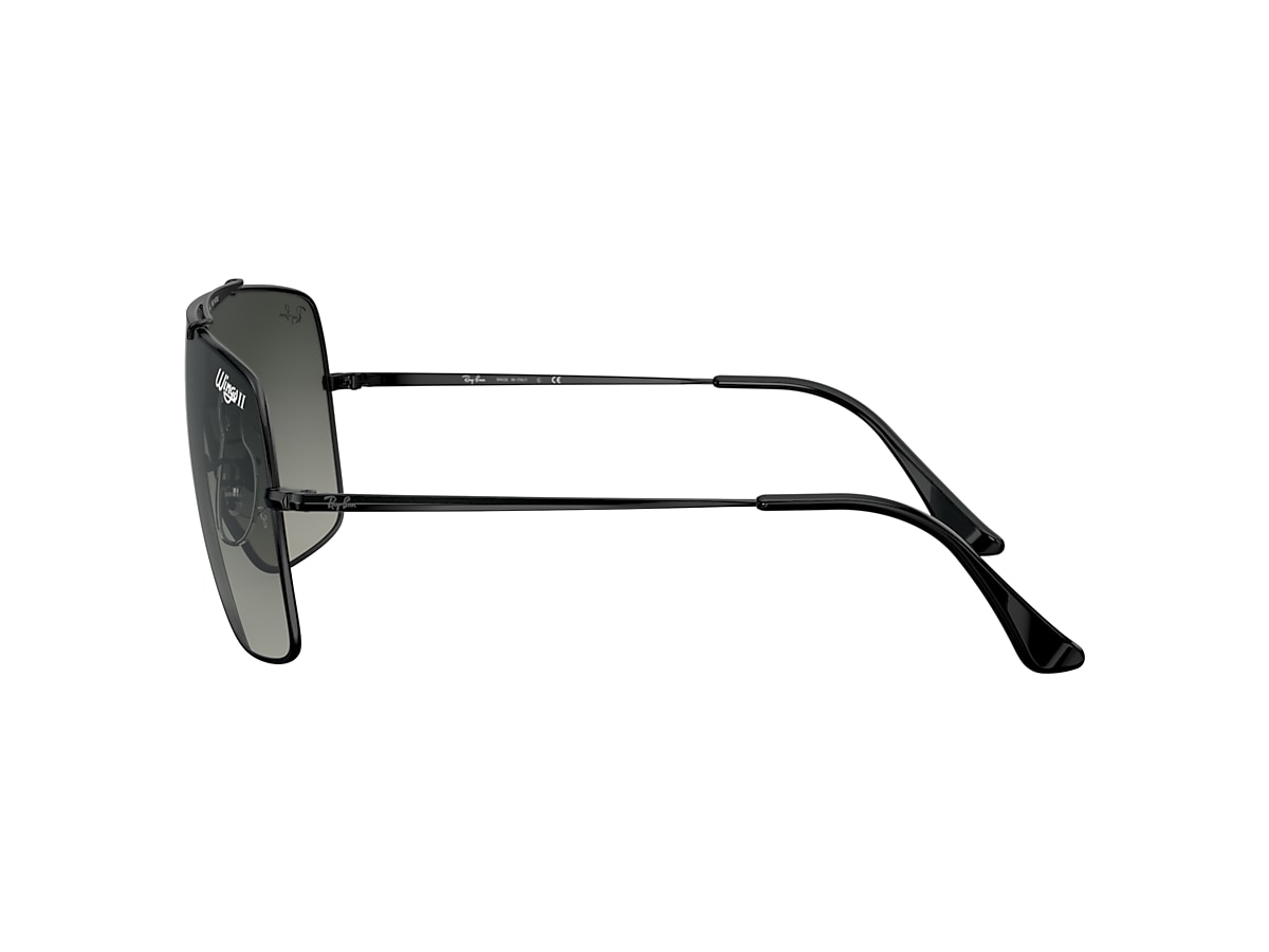 Ray-Ban RB3697 Wings II 01 Grey Gradient & Black Sunglasses | Sunglass Hut  USA