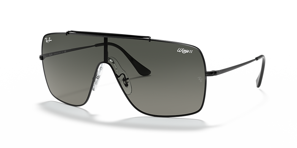 havik geleider Ministerie Ray-Ban RB3697 Wings II 01 Grey Gradient & Black Sunglasses | Sunglass Hut  USA
