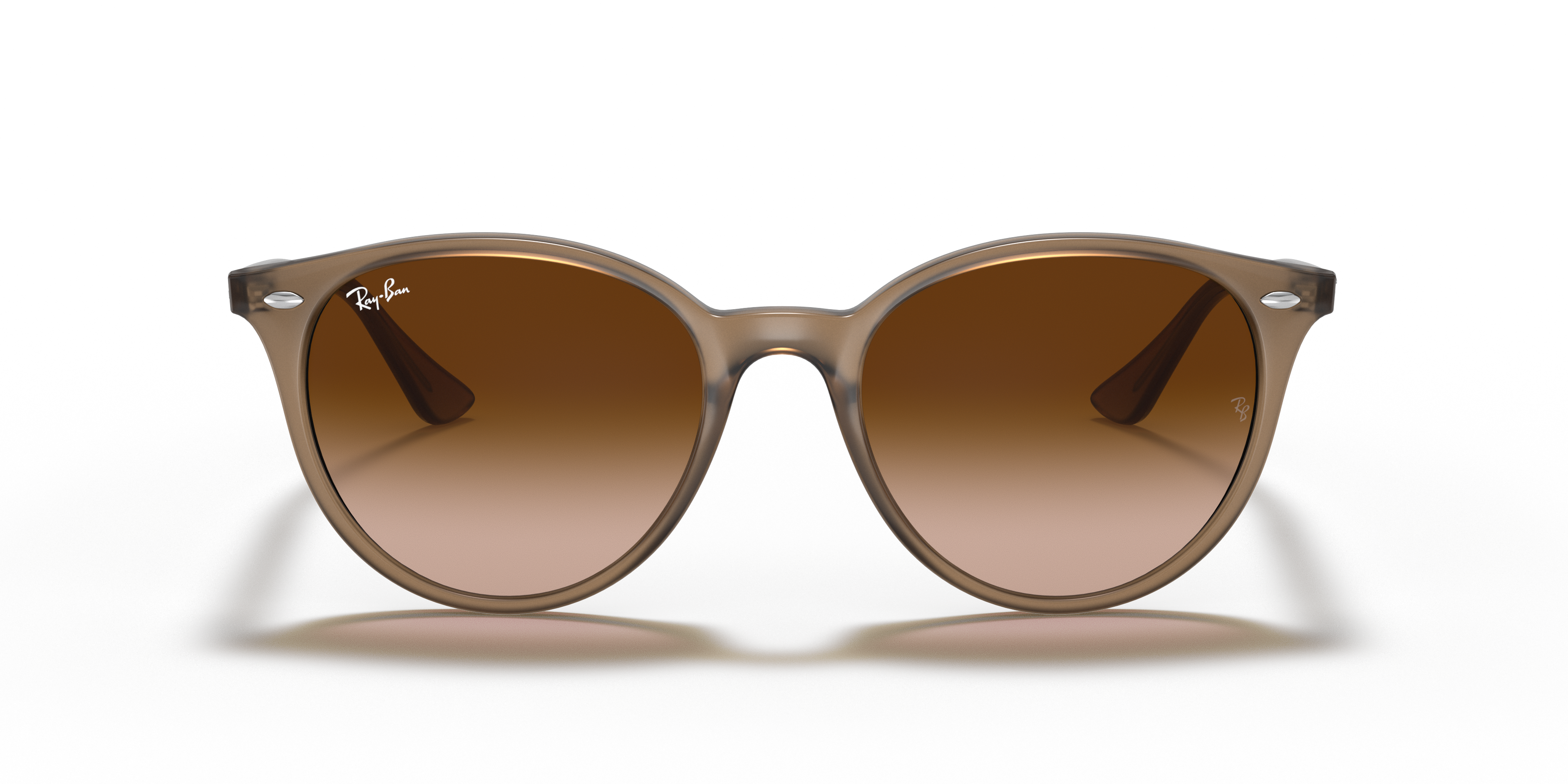 Stripped Red Havana/dark Brown Womens Sunglasses Ray-Ban Sunglasses Save 57% Ray-Ban Rb4305 Round Sunglasses 53 Mm in Black 