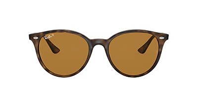 Ray-Ban RB4305 53 Brown & Light Havana Polarized Sunglasses 