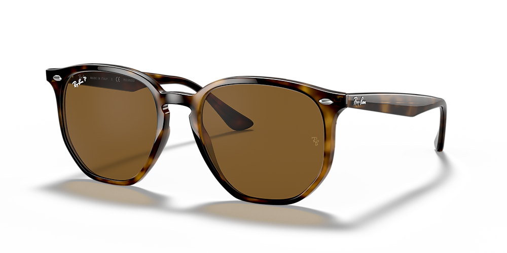 Ray-Ban RB4306 54 Brown & Light Havana Polarized Sunglasses | Sunglass Hut  USA