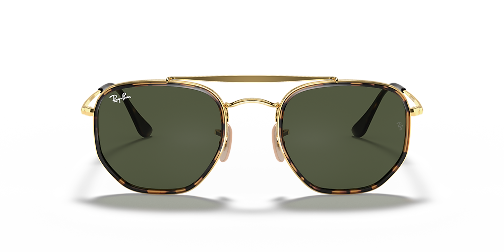 Ray-Ban RB3648M Marshal II 52 Green Classic G-15 & Gold Sunglasses |  Sunglass Hut Australia