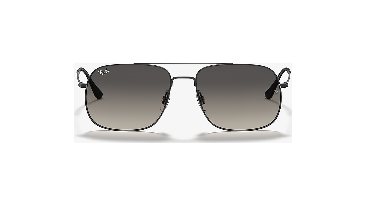 Ray-Ban RB3595 Andrea 59 Grey & Black Sunglasses | Sunglass