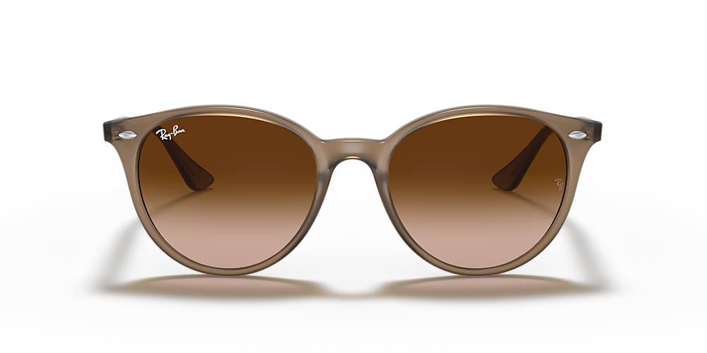 Ray-Ban RB4305F 53 Brown Gradient & Beige Sunglasses | Sunglass