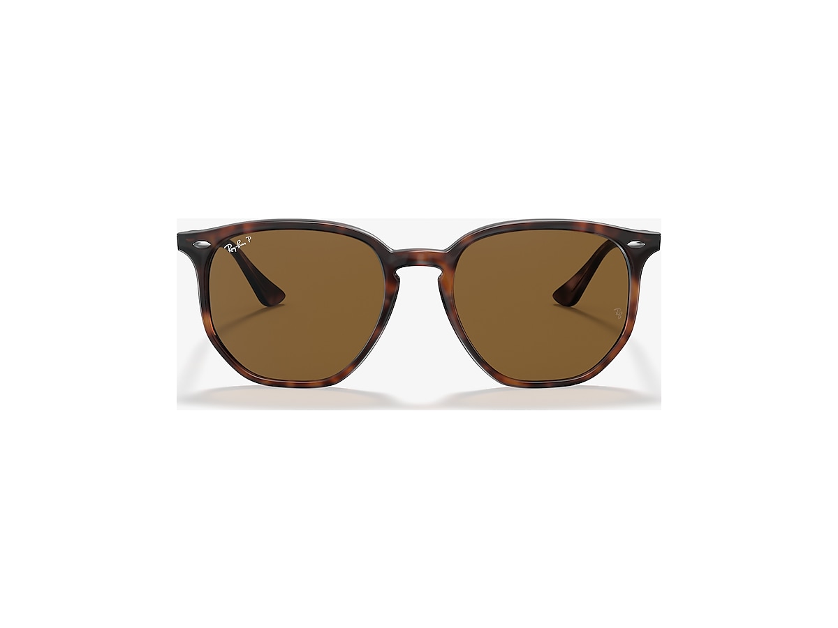 Ray-Ban RB4306F 54 Brown & Light Havana Polarized Sunglasses 
