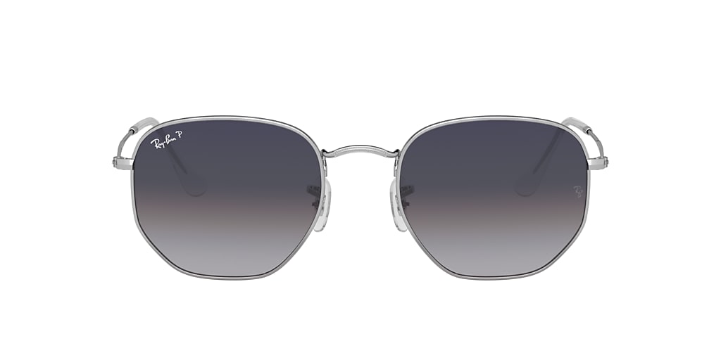 ray ban blue hexagonal sunglasses