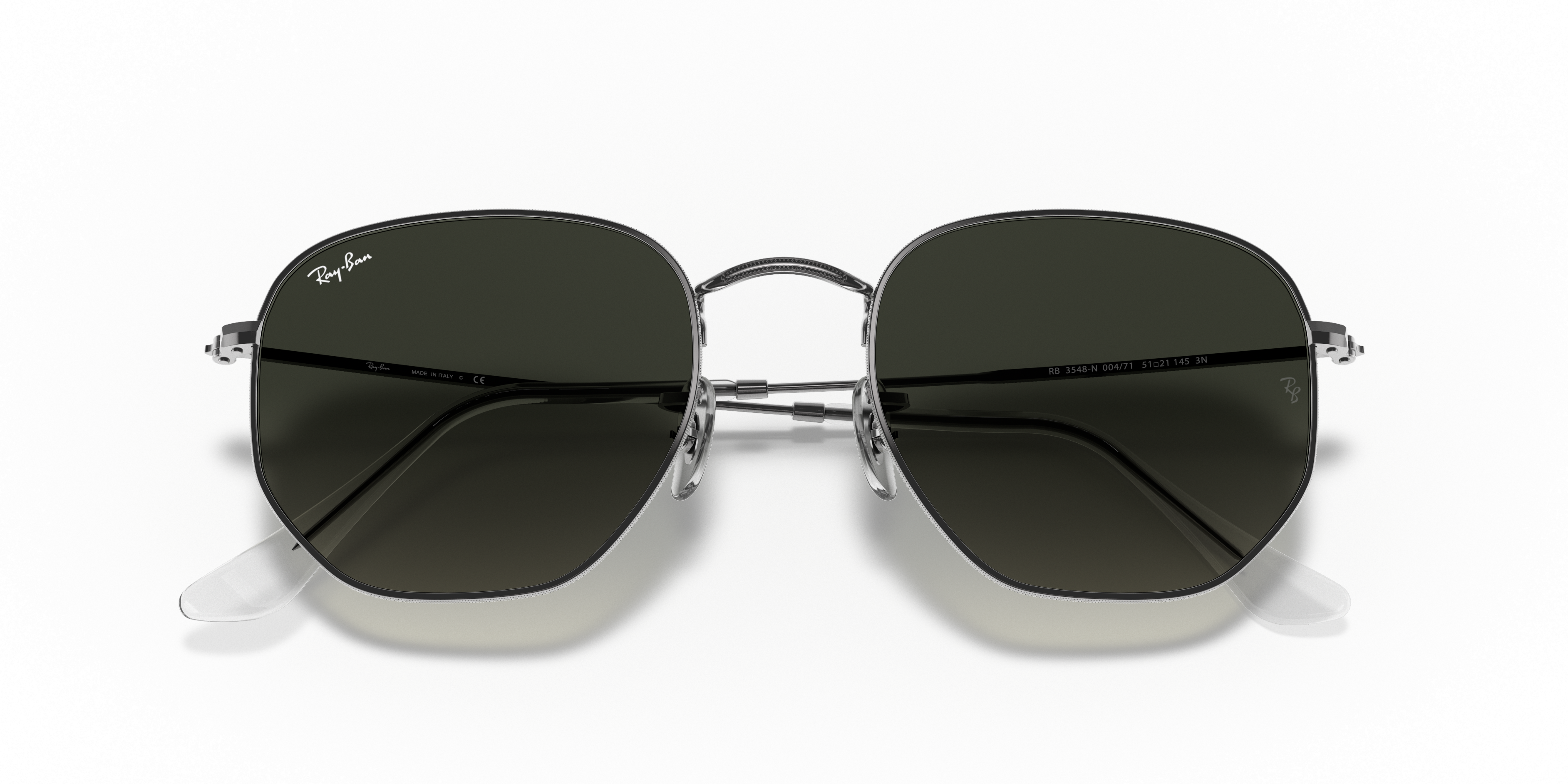 ray ban hexagonal gunmetal