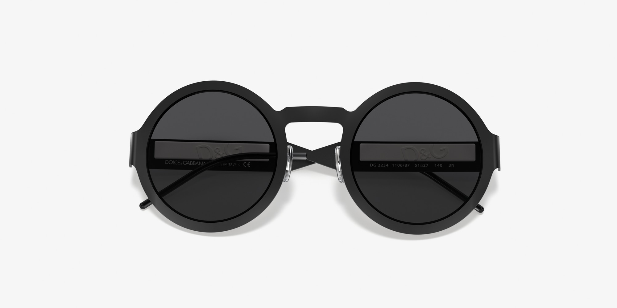 dolce and gabbana circle sunglasses