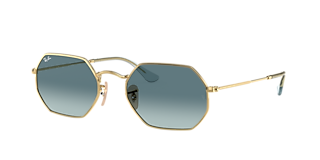 Ray-Ban RB7680S Larry 49 Grey/Blue & Yellow Havana Polarized