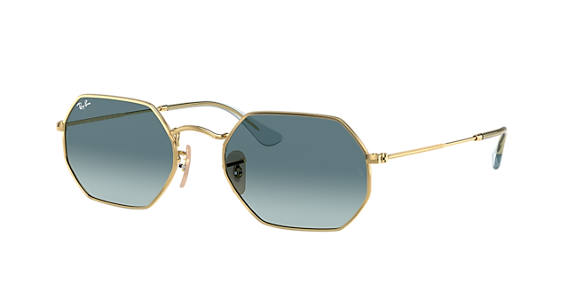 Ray-Ban RB3556N Classic 53 Green Classic Gold Sunglasses | Sunglass Hut USA