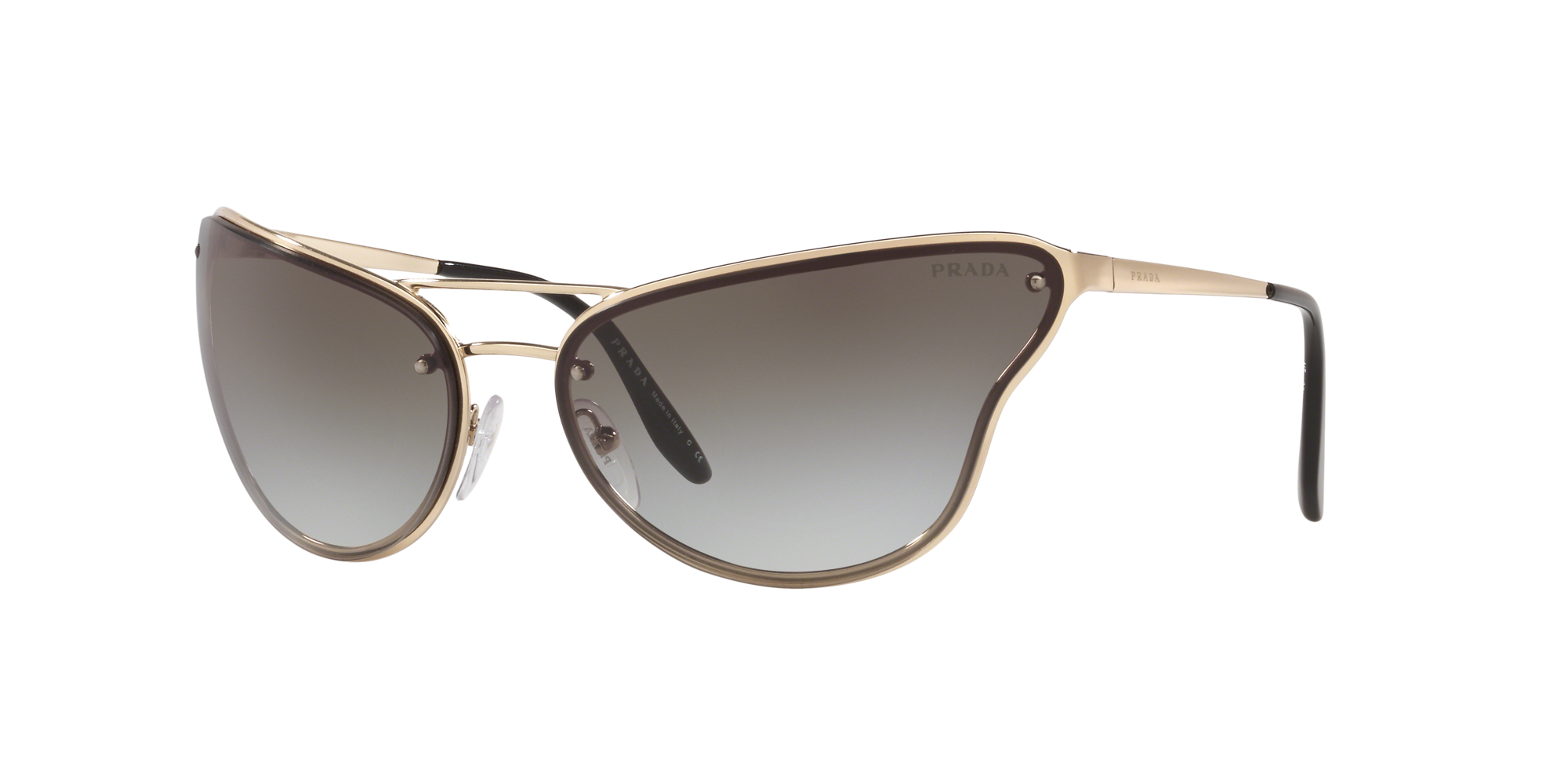 prada 63mm aviator sunglasses