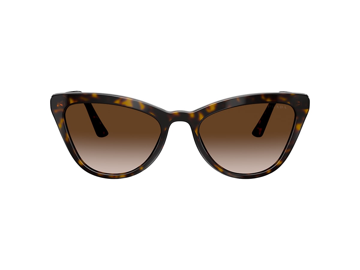 Prada PR 01VS Catwalk 56 Brown Gradient Havana Sunglasses