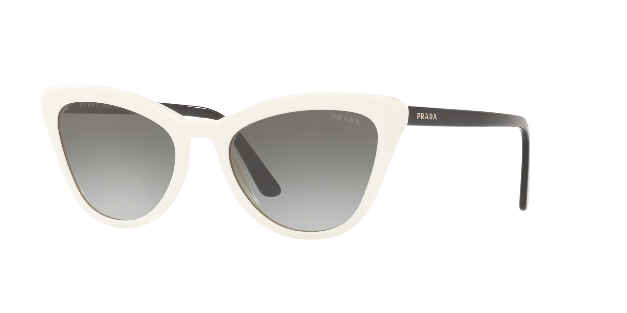 prada black and white sunglasses