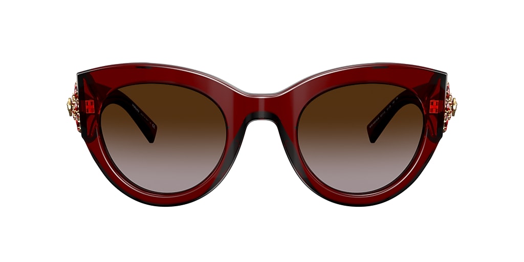 Versace VE4353BM Brown Gradient & Burgundy Sunglasses | Sunglass Hut USA
