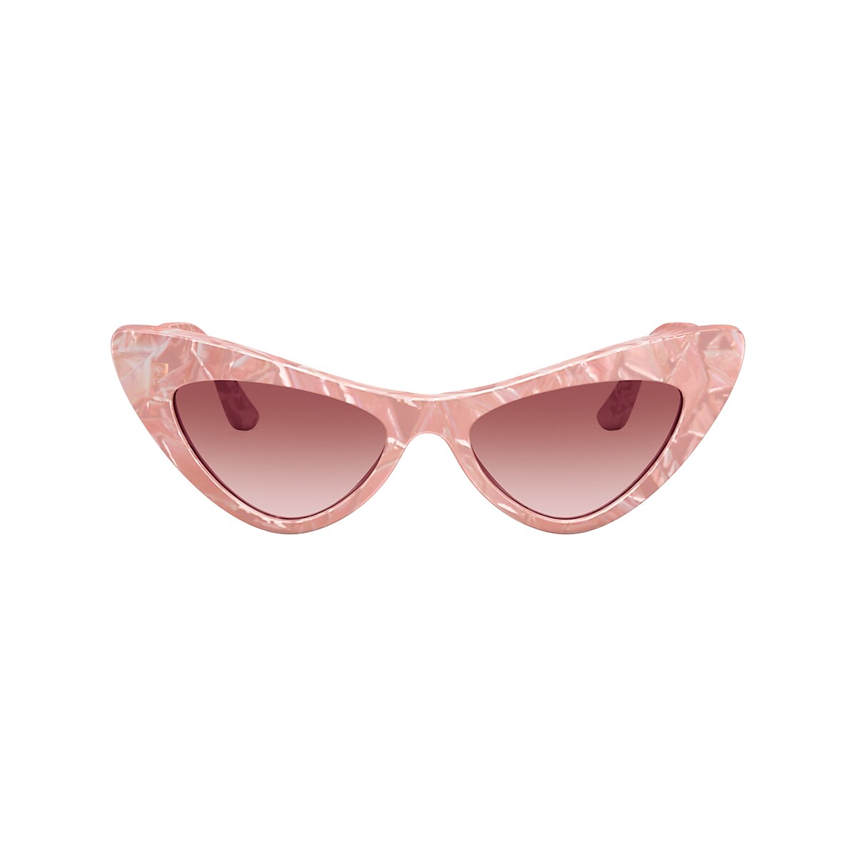 Dolce&Gabbana DG4368 52 Pink Gradient & Madreperla Pink Sunglasses |  Sunglass Hut Australia