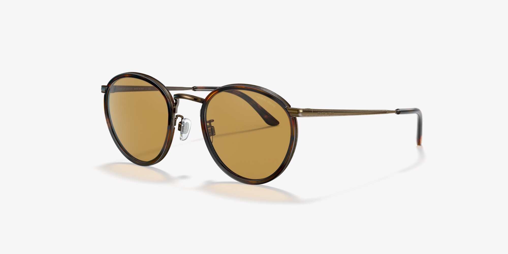 Polarized Sunglasses Pilot Clip on Reflective Aviator Hidden Metal Clip 7Colors 